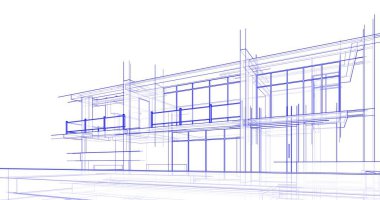 minimal geometrik şekiller, mimari çizgiler