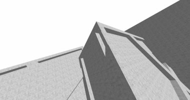 minimal geometrik şekiller, mimari çizgiler