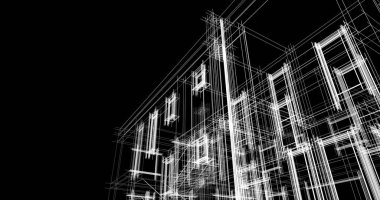 Geometrik mimari binalar tasarımı