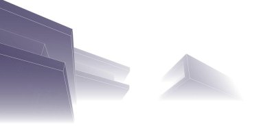 minimal çizim sanatı, geometrik mimari binalar tasarımı