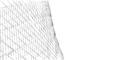 Şehirdeki mimari inşaatın manzarası