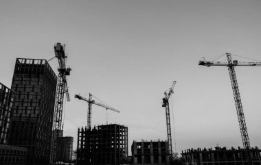 soyut mimari arka plan, bina inşaatı