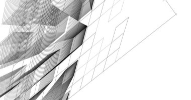 minimal geometrik mimari binalar tasarımı