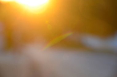 Bulanık şehir. Renkli soyut arkaplan