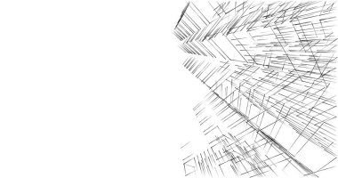 Geometrik mimari binalar tasarımı