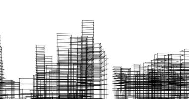 eskiz sanat geometrik mimari binalar tasarımı