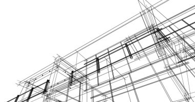 Geometrik mimari binalar tasarımı