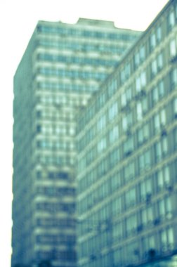 Arkaplanda mimari bina 3d illüstrasyon