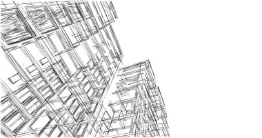 minimal geometrik mimari binalar tasarımı