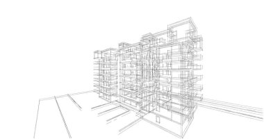 minimal geometrik mimari binalar tasarımı