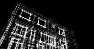 Geometrik mimari binalar tasarımı