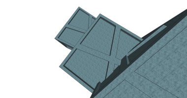 minimal geometrik şekiller, mimari çizgiler