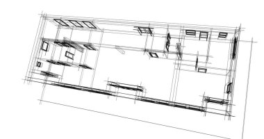 Geometrik mimari binalar tasarımı