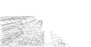 Geometrik mimari binalar tasarımı