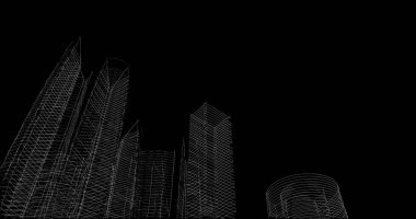 minimal geometrik şekiller, mimari çizgiler