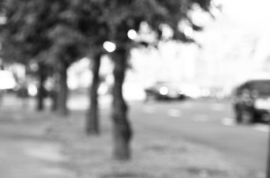 Bulanık şehir manzarası, soyut arkaplan 