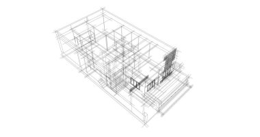 minimal geometrik şekiller, mimari çizgiler