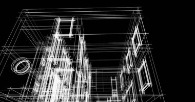 Geometrik mimari binalar tasarımı