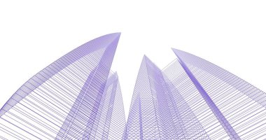 minimal geometrik şekiller, mimari çizgiler