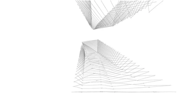 Linii Abstracte Desen Conceptul Artă Arhitecturală Forme Geometrice Minime — Fotografie, imagine de stoc