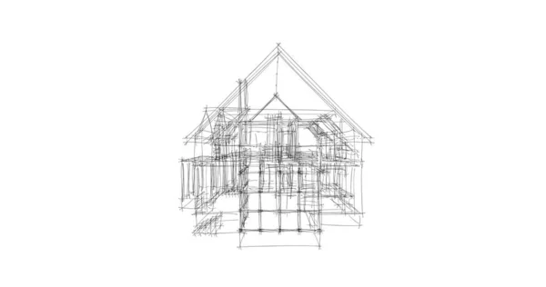 Minimális Geometriai Formák Építészeti Vonalak — Stock Fotó