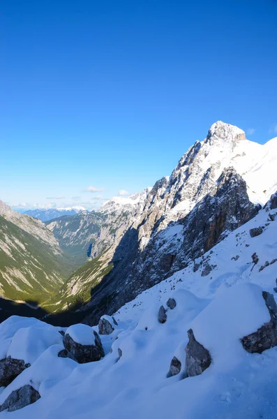 Vista Panorâmica Das Montanhas Fundo Natureza — Fotografia de Stock