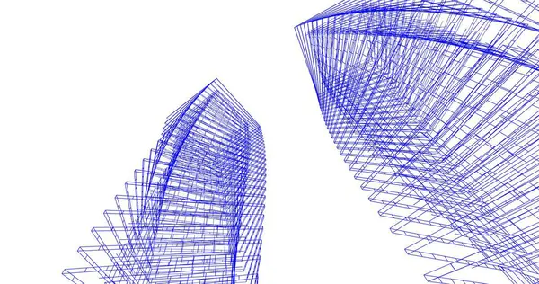 Абстрактный Архитектурный Дизайн Обоев Цифровой Концепт Фон — стоковое фото