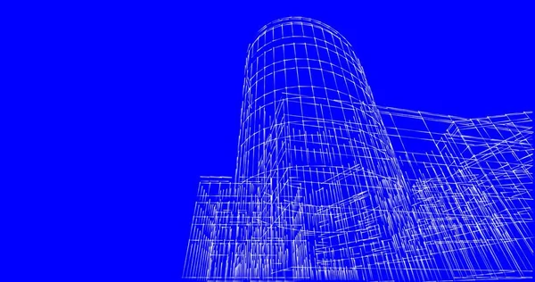 Абстрактный Архитектурный Дизайн Обоев Цифровой Концепт Фон — стоковое фото