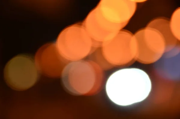 Wazig Abstract Licht Achtergrond Van Stad Nacht — Stockfoto