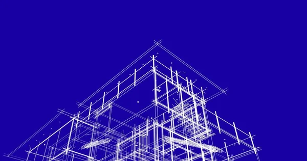 Architecture Building Illustration Background — Stock Photo, Image