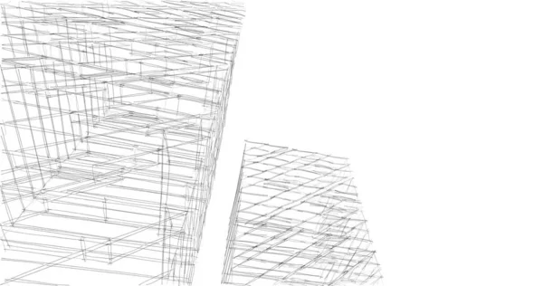 Абстрактный Архитектурный Дизайн Обоев Цифровой Концепт Фон — стоковое фото