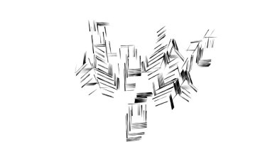 minimal geometrik şekiller, mimari çizgiler