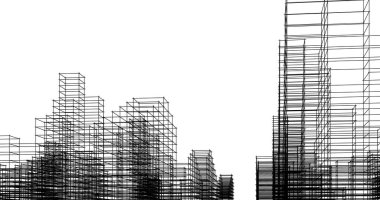 eskiz sanat geometrik mimari binalar tasarımı