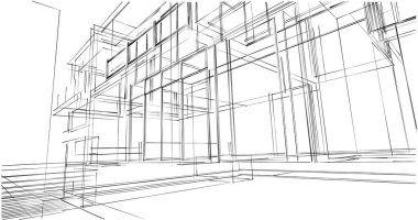 Geometrik mimari binalar tasarımı