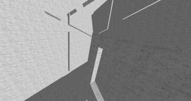 minimal geometrik şekiller, mimari çizgiler