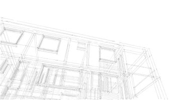 Geometrik mimari binalar tasarımı