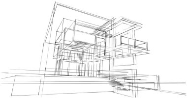 Geometrik mimari binalar tasarımı