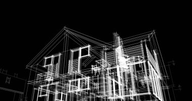 minimal geometrik şekiller, mimari çizgiler