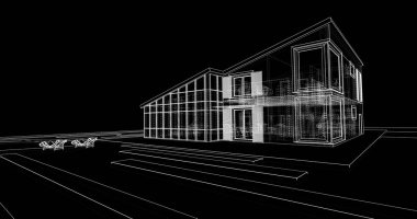 minimal geometrik şekiller, mimari çizgiler