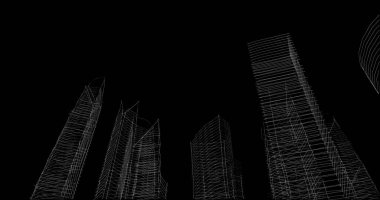 minimal geometrik şekiller, mimari çizgiler