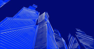 minimal geometrik şekiller, mimari çizgiler