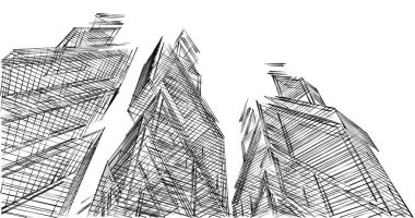 minimal geometrik şekiller, mimari çizgiler