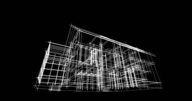 minimal geometrik şekiller, mimari çizgiler