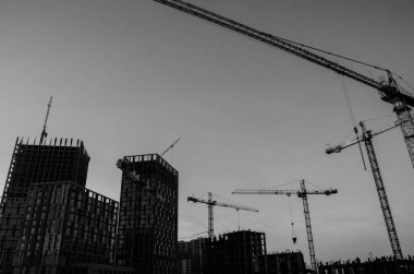 soyut mimari arka plan, bina inşaatı