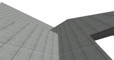 minimal geometrik şekiller, mimari çizgiler