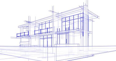 minimal geometrik mimari binalar tasarımı