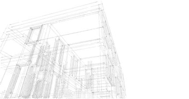 Geometrik mimari binalar tasarımı