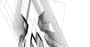 minimal geometrik mimari binalar tasarımı