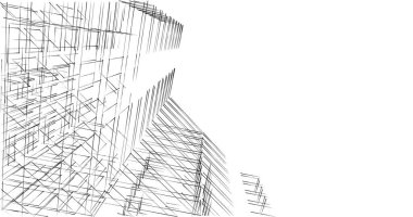 Geometrik mimari binalar tasarımı