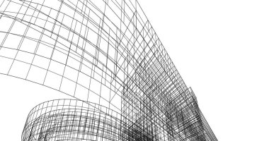 soyut mimari duvar kağıdı tasarımı, konsept arkaplan